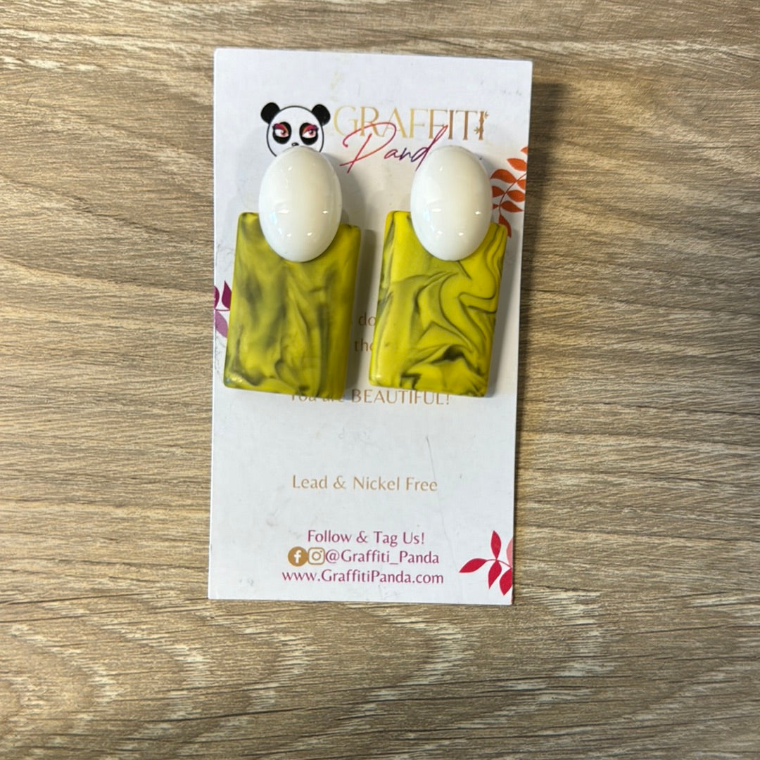 GRAFFITTI PANDA - HONEY SMOKE EARRINGS