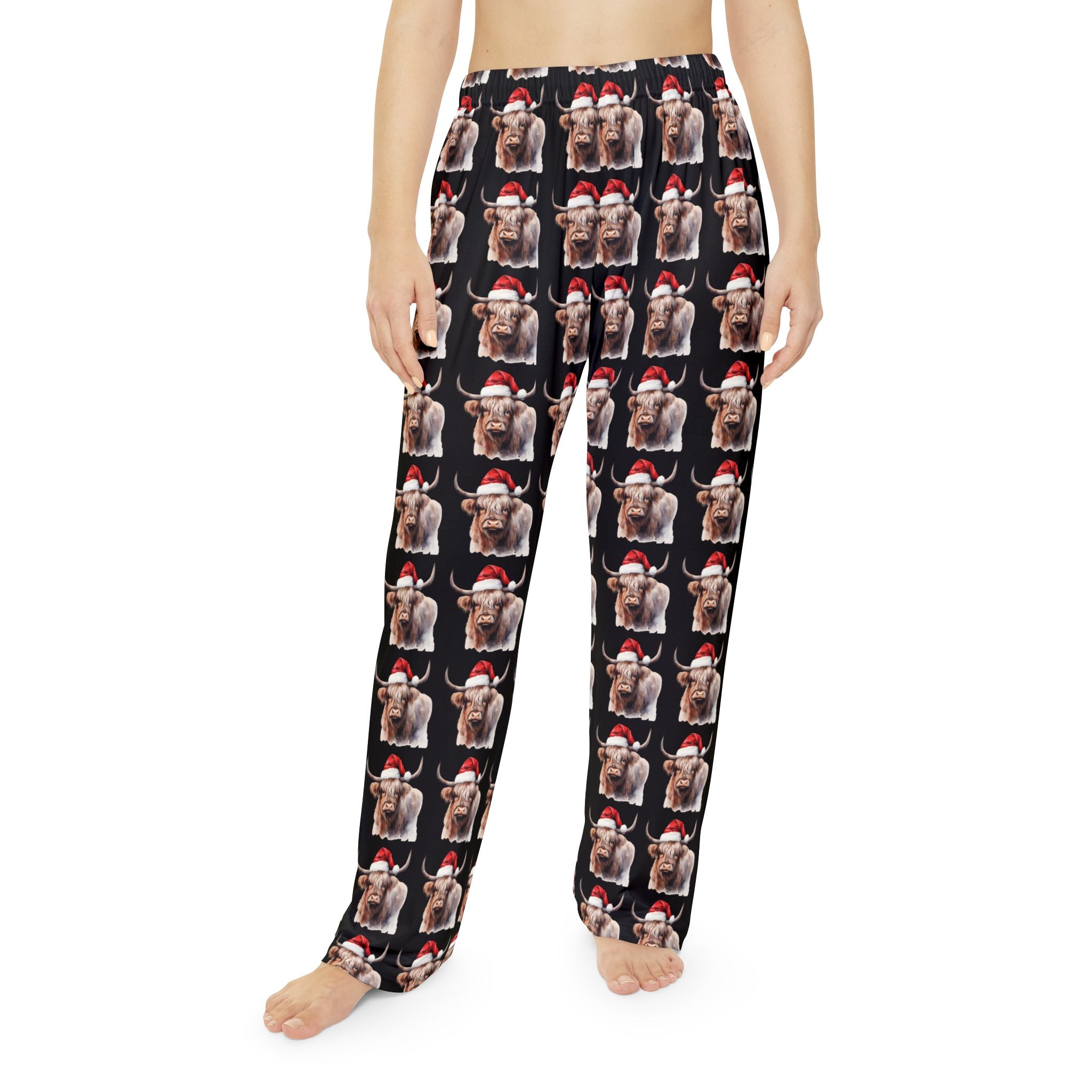 Christmas Bull Pajama Pants