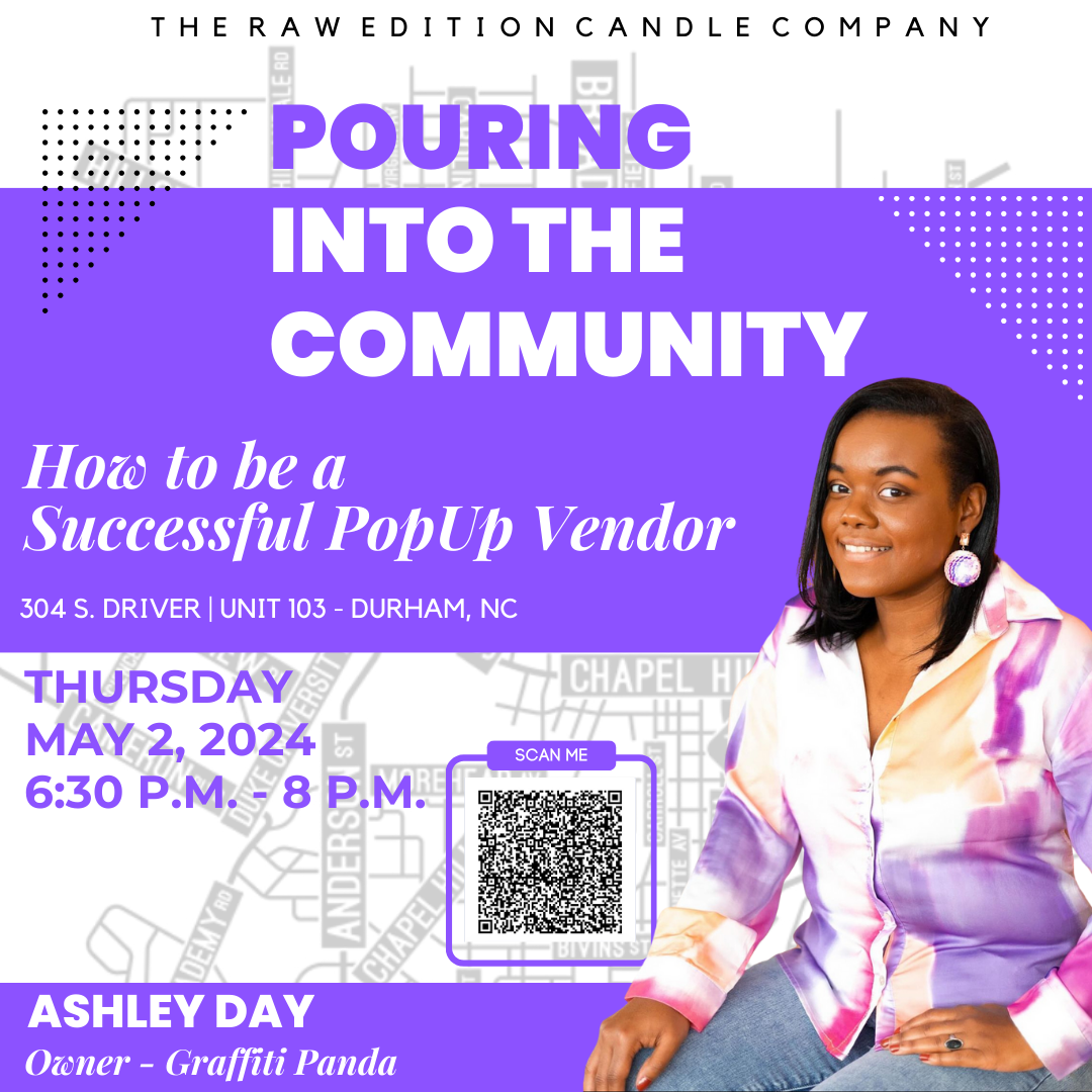5/2 POURING INTO THE COMMUNITY: How to Be a Successful Popup Vendor