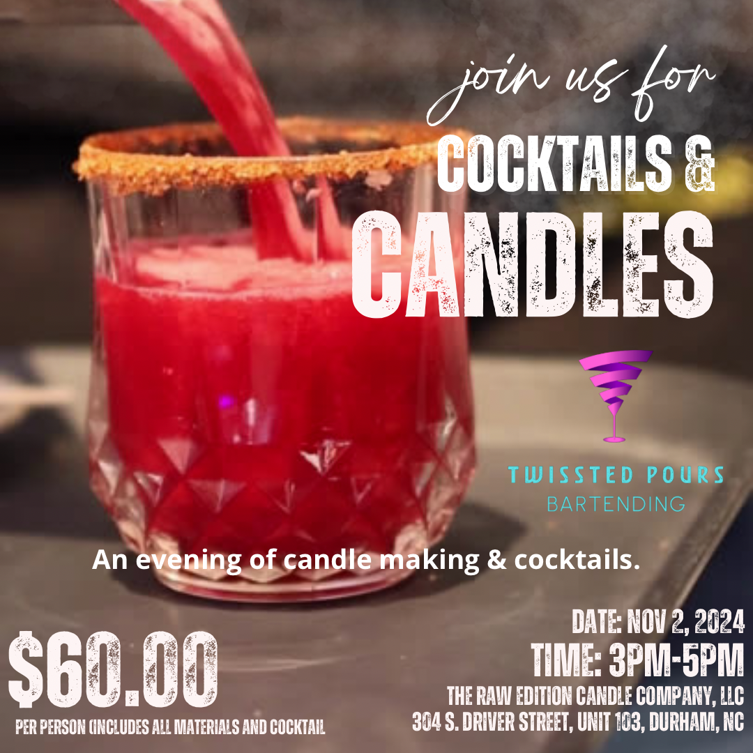 11/2 Cocktails and Candles @ 3:00pm