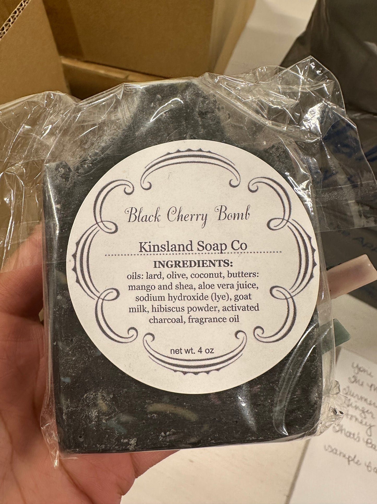 LEGACY KINSLAND BLACK CHERRY BOMB SOAP