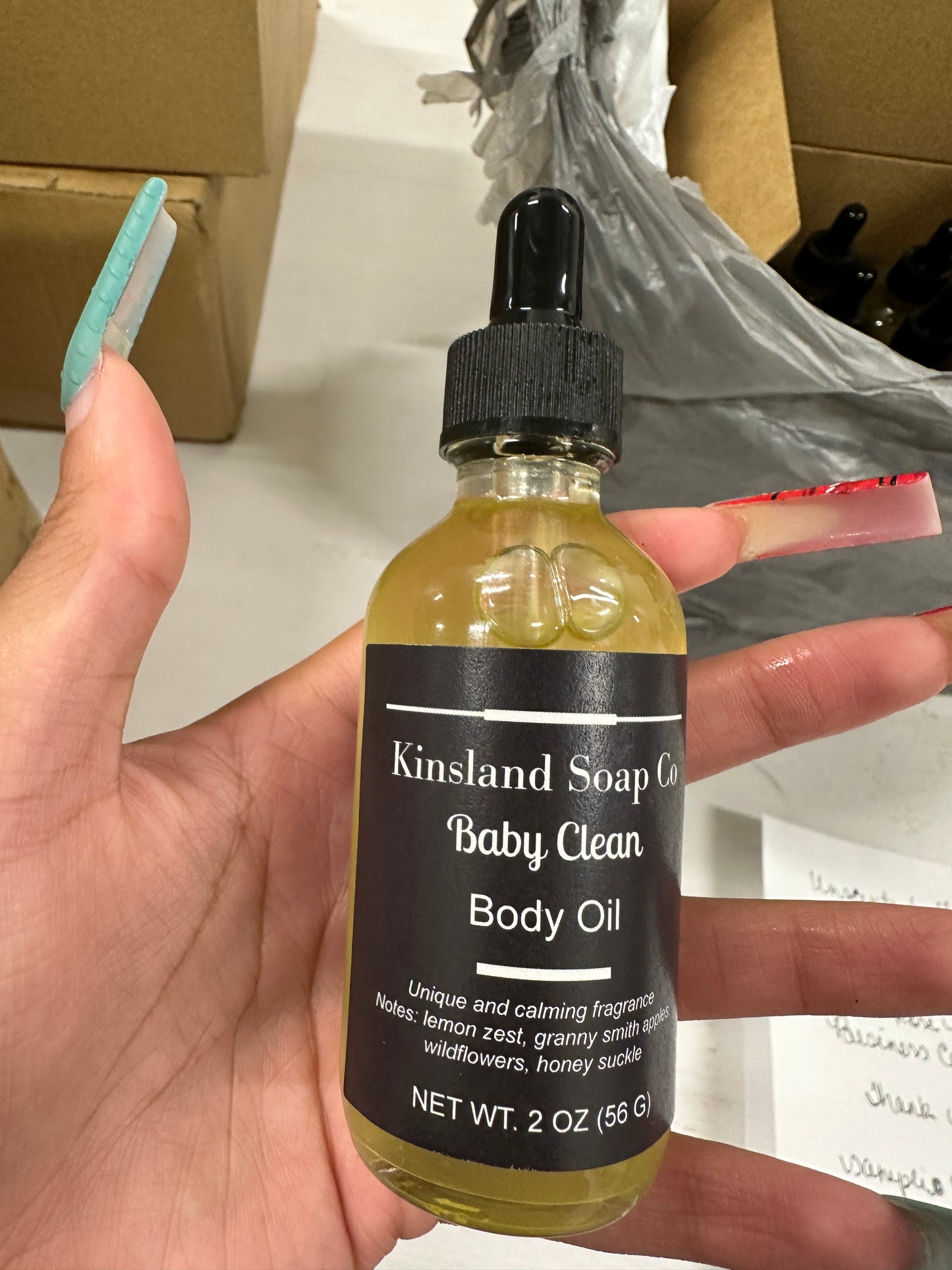 LEGACY KINSLAND BABY CLEAN BODY OIL