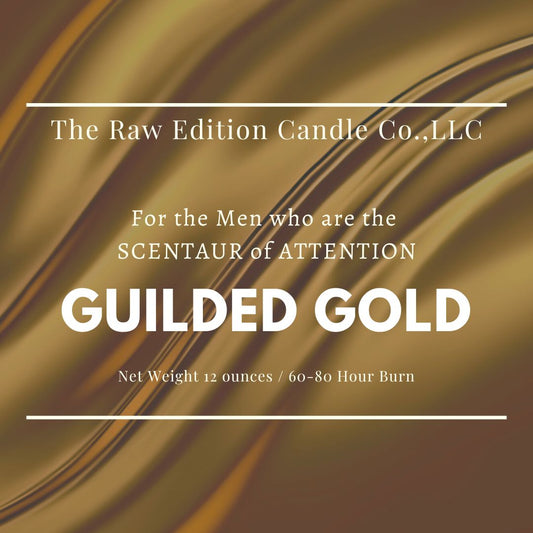 GUILDED GOLD - 12oz GREEK CANDLE