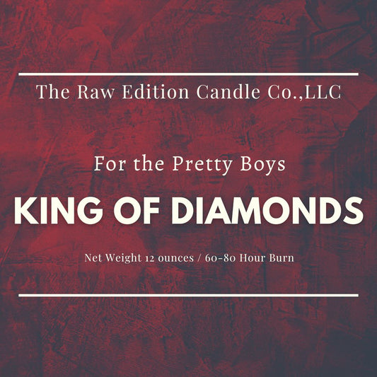 KING OF DIAMONDS - 12oz GREEK CANDLE