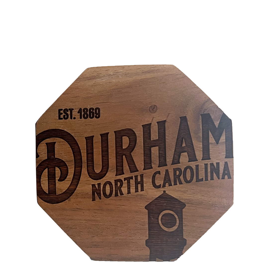 DURHAM Wooden Coaster